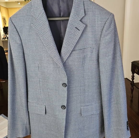 John W. Nordstrom Wool and Silk Blazer Men's 40S - Picture 2 of 11